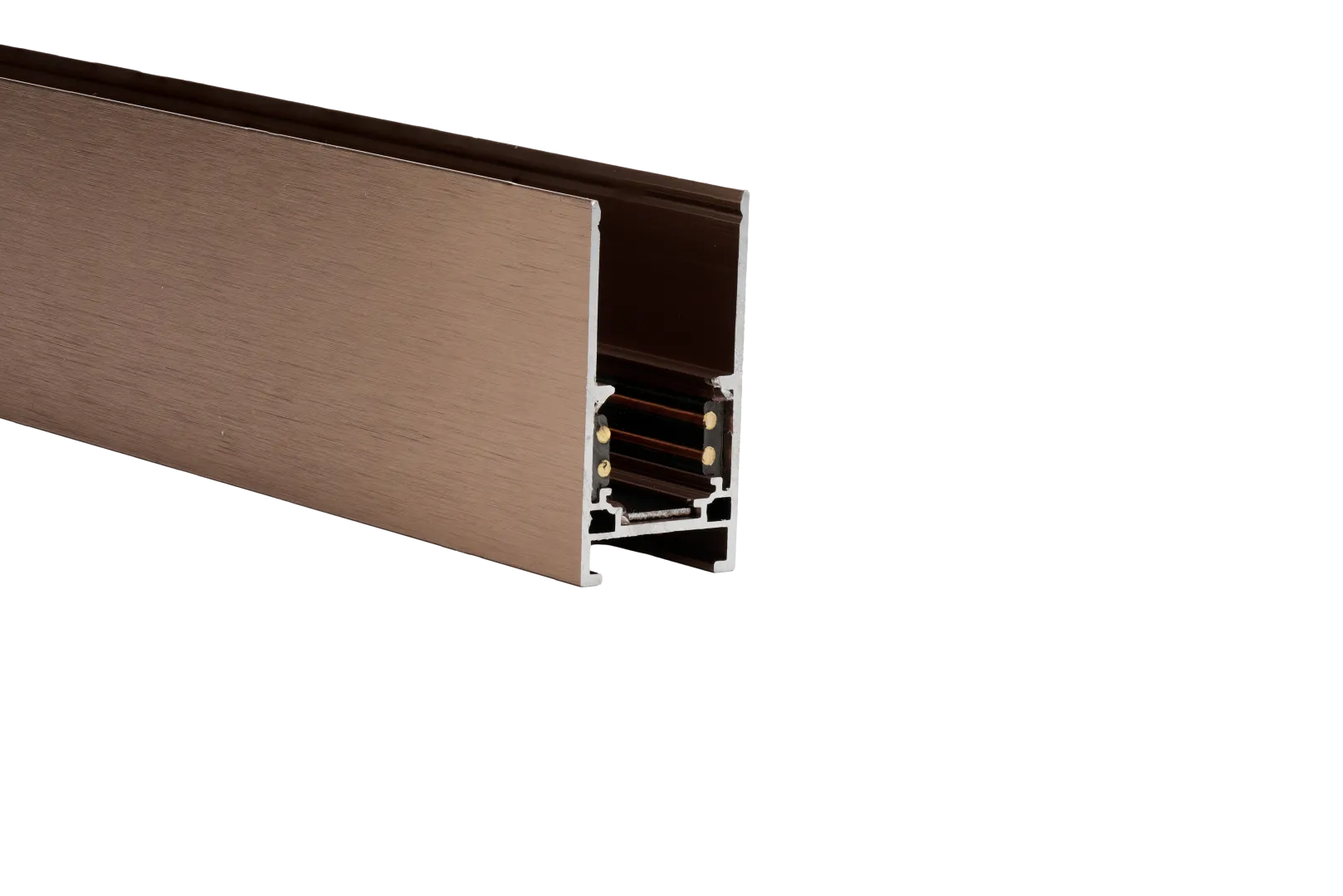 BETA TRACK MAGNETIC57 230V 2m ANODISED CHOCOLATE