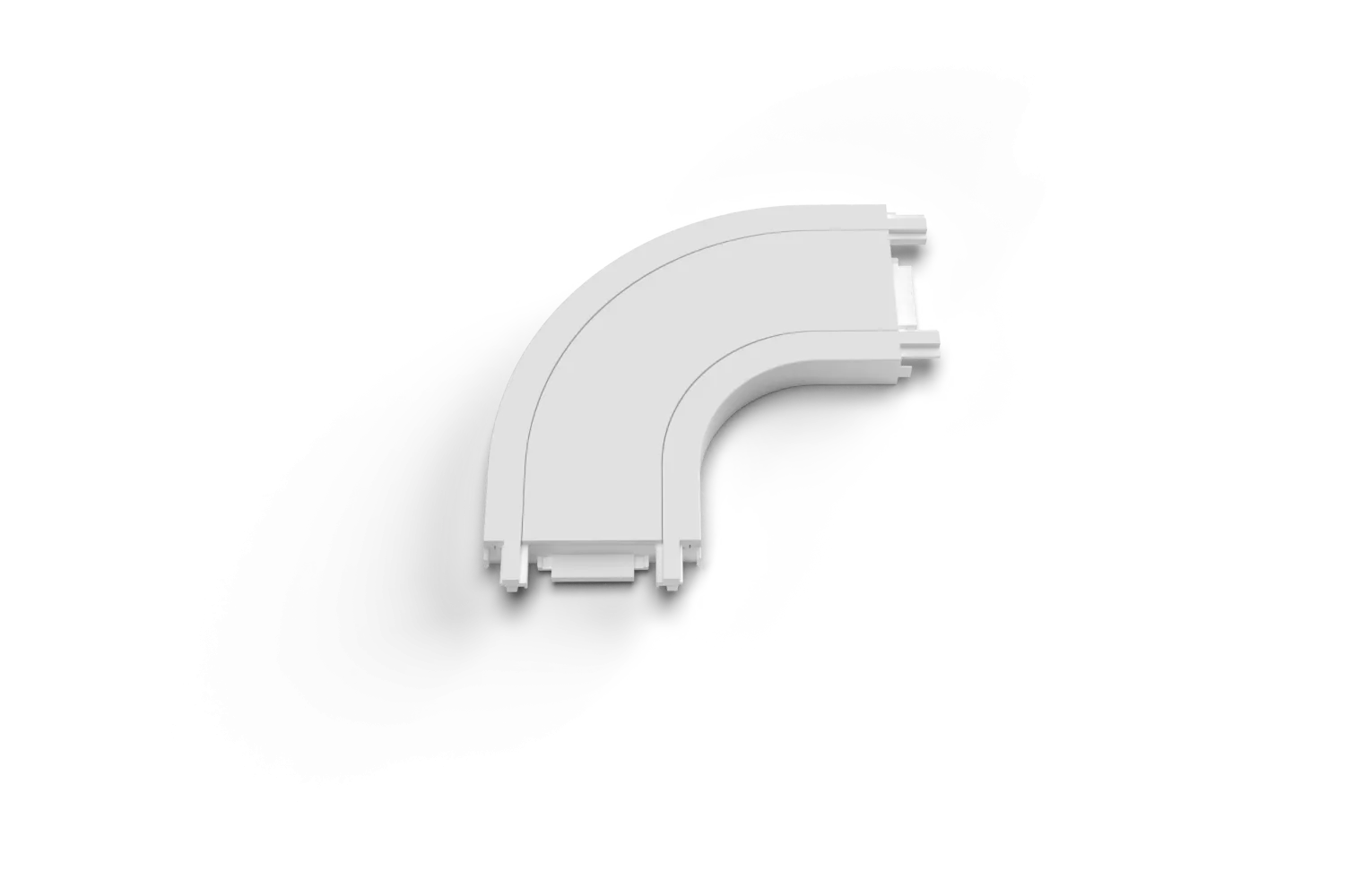 GAMMA TRACK MAGNETIC 5mm ROUND CORNER90 WH