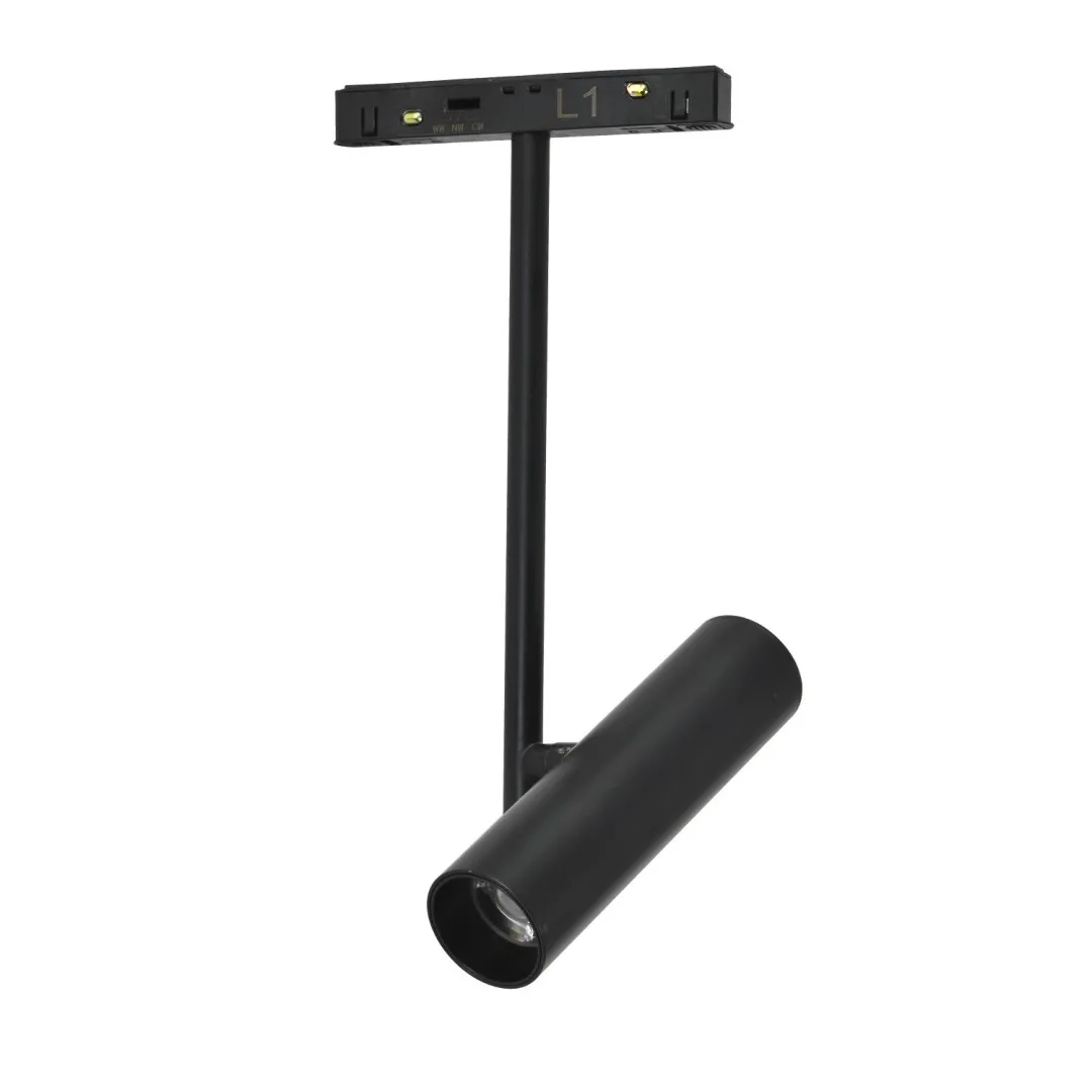 ALFA PORTO TRACK MAGNETIC 2LINE 12W CCT SWITCH DIMM BK/BK