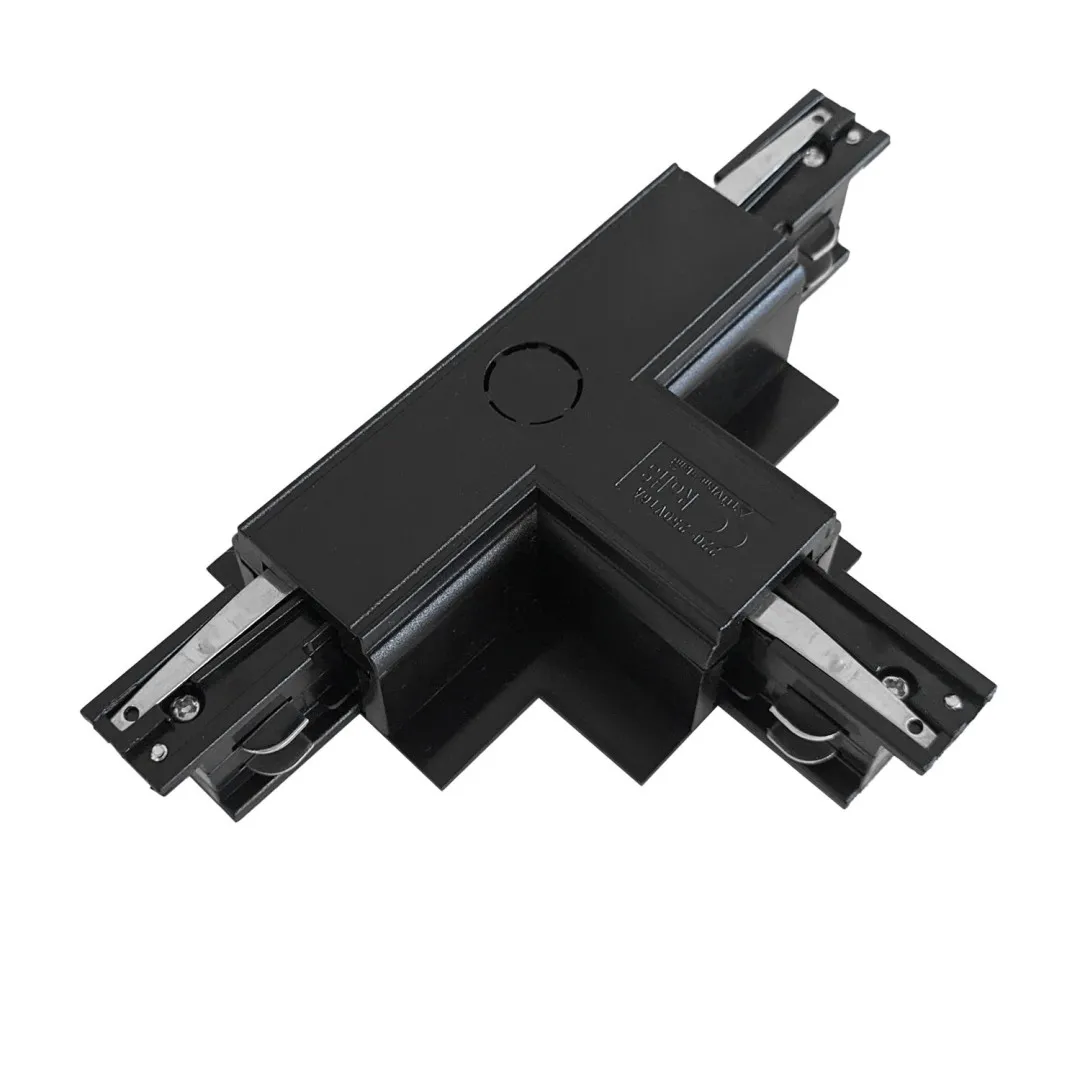 TRACK 3LINE T CONNECTOR LEFT GIPS BK